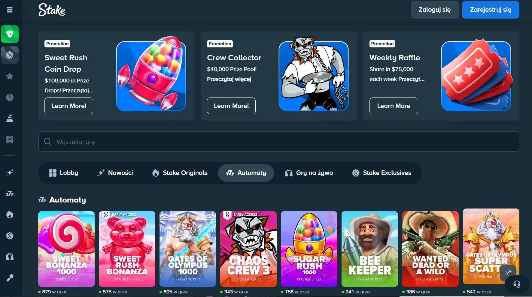 Stake Casino Polska – Opinie, Bonusy i Gry Online